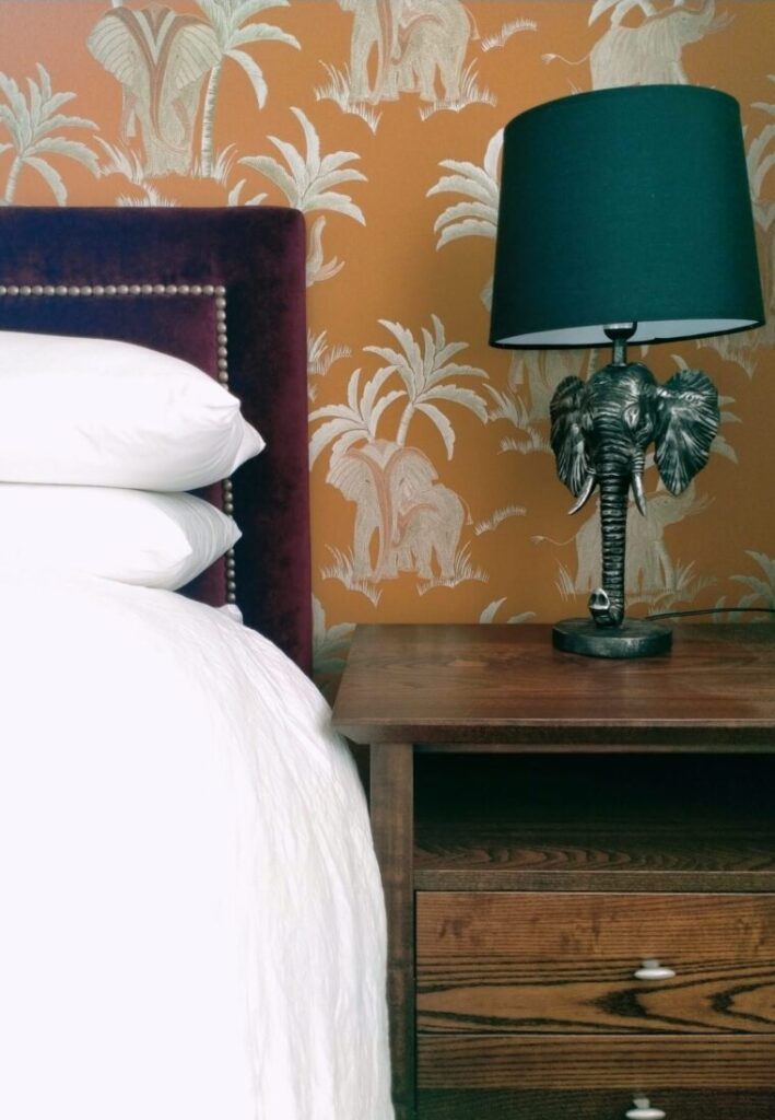 An example of Swish Decorating's wallpaper hanging